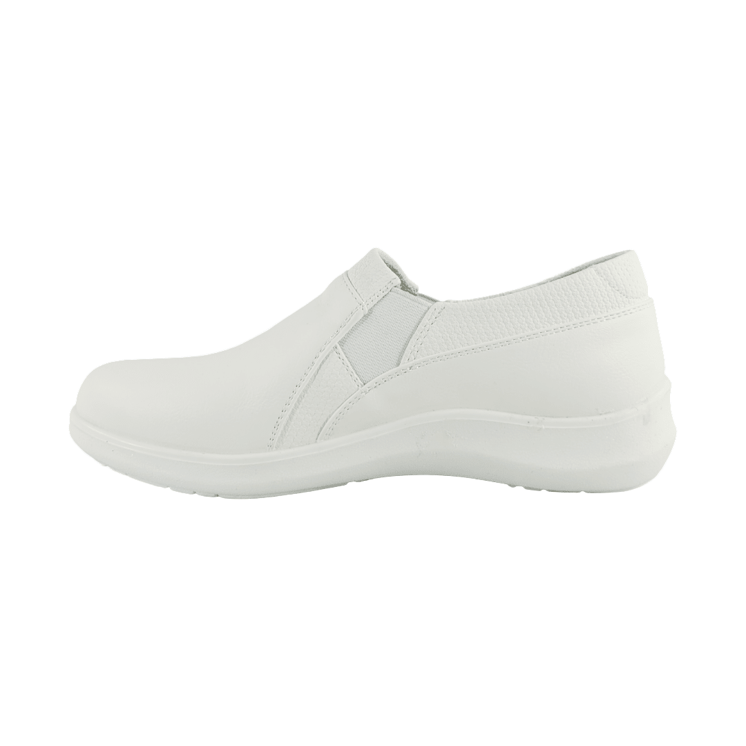 ZAPATOS DE SERVICIO PASSER BLANCO MUJER | 801-01-3
