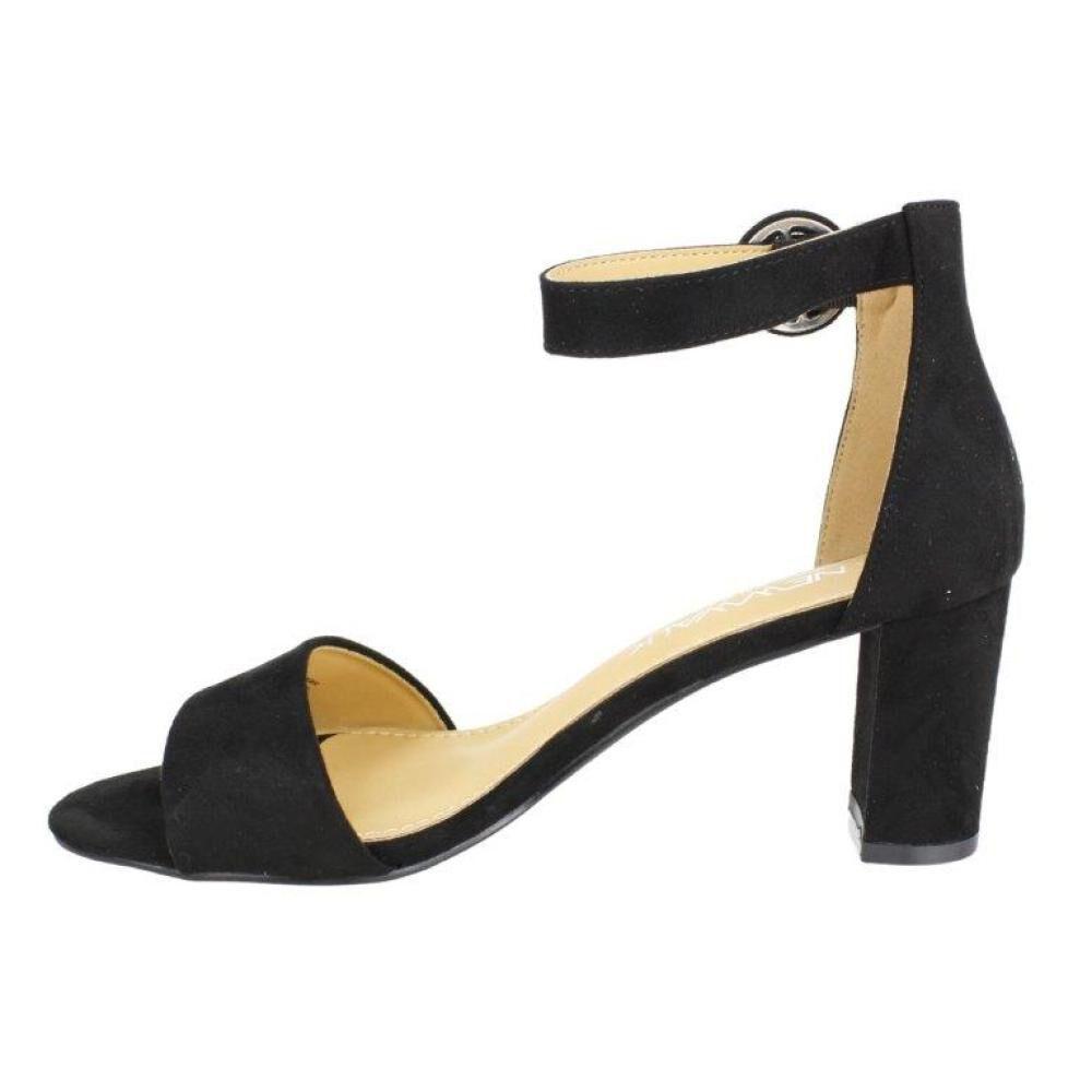 SANDALIA DE FIESTA NEW WALK NEGRA | 851-315-90-3