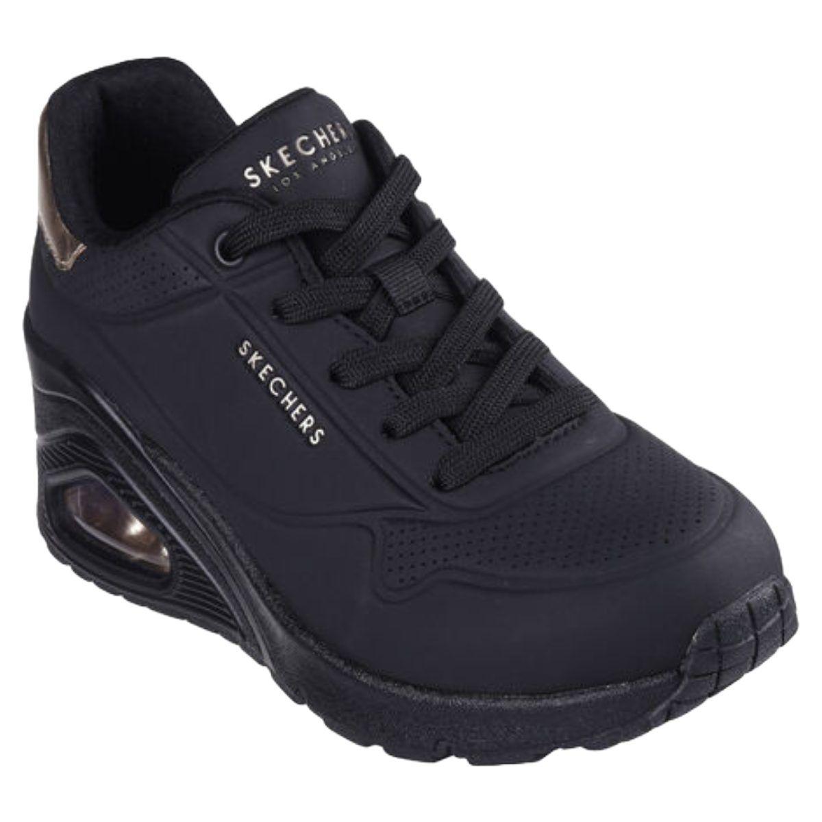 ZAPATILLAS SKECHERS MUJER UNO WEDGE HI STEPS | 177520-BBK-1