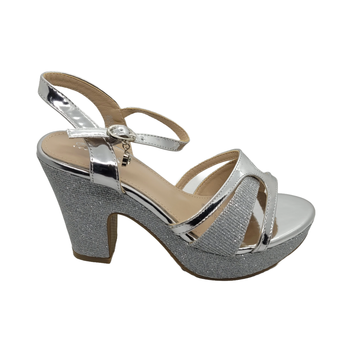 SANDALIAS DE FIESTA AGUXI SILVER 2076-0