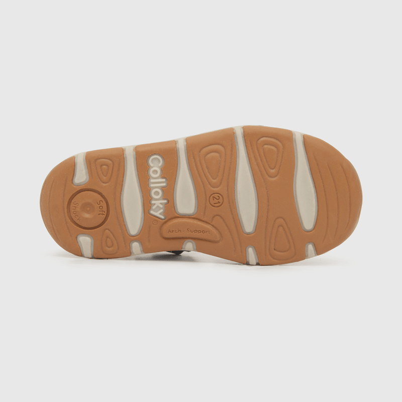 Sandalia Colloky 2 velcros franciscana gris Bebes (18 a 21)-2
