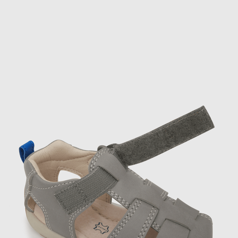 Sandalia Colloky 2 velcros franciscana gris Bebes (18 a 21)-4