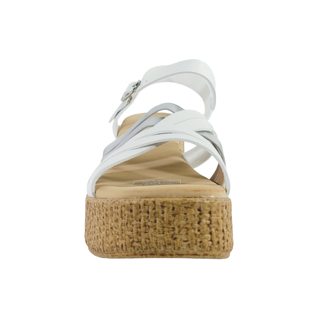 SANDALIAS BY PASS FASHION BLANCO MUJER | V25-Y5684-10-2