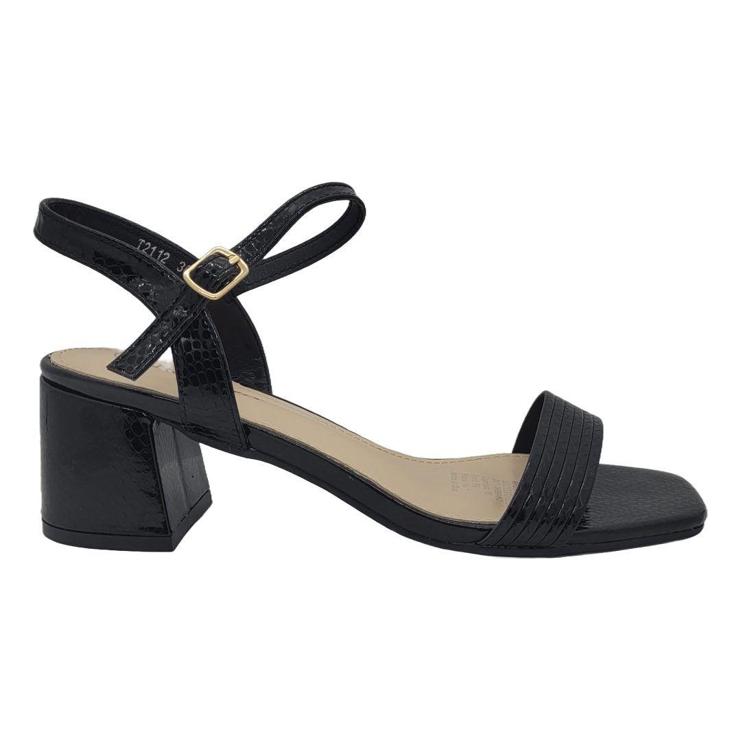 SANDALIAS DE FIESTA HUALUNAOTE BLACK | T2112-0