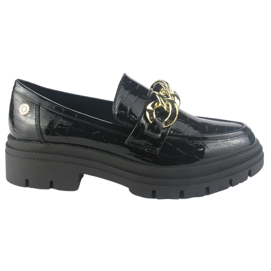 MOCASINES CHALADA MUJER NEGRO CASUAL 1-SELINA-7-0