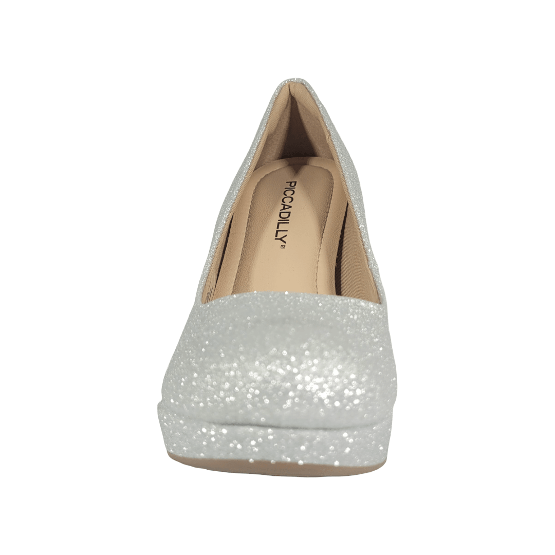 ZAPATOS FORMALES PICCADILLY PLATA MUJER PI-84400100000081-2