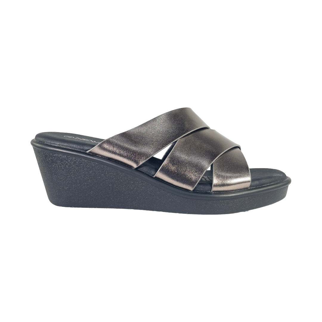 SANDALIAS NEW WALK PLATA MUJER HT3T8434-11A-0