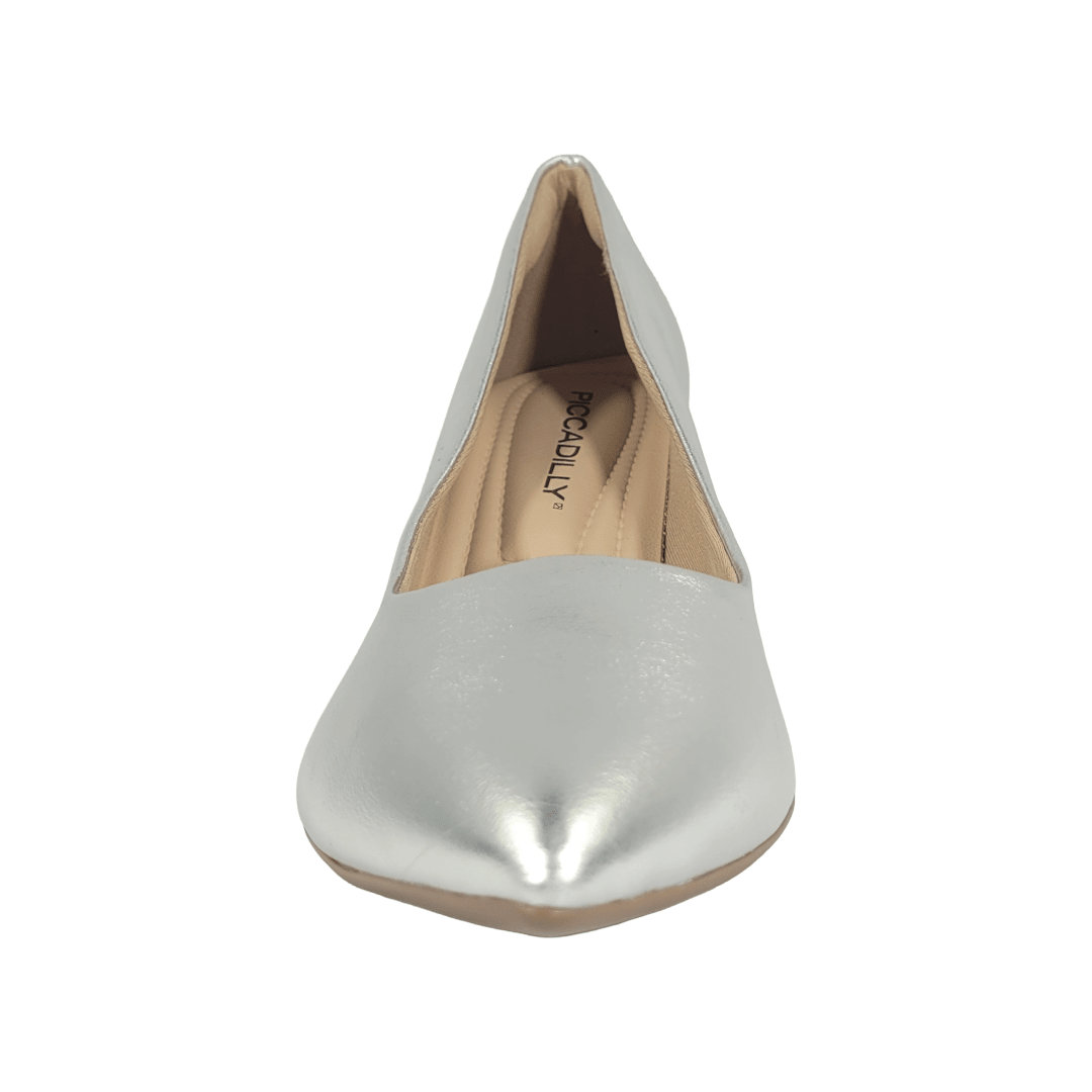 ZAPATOS FORMALES PICCADILLY PLATA MUJER PI-74503500000944-2