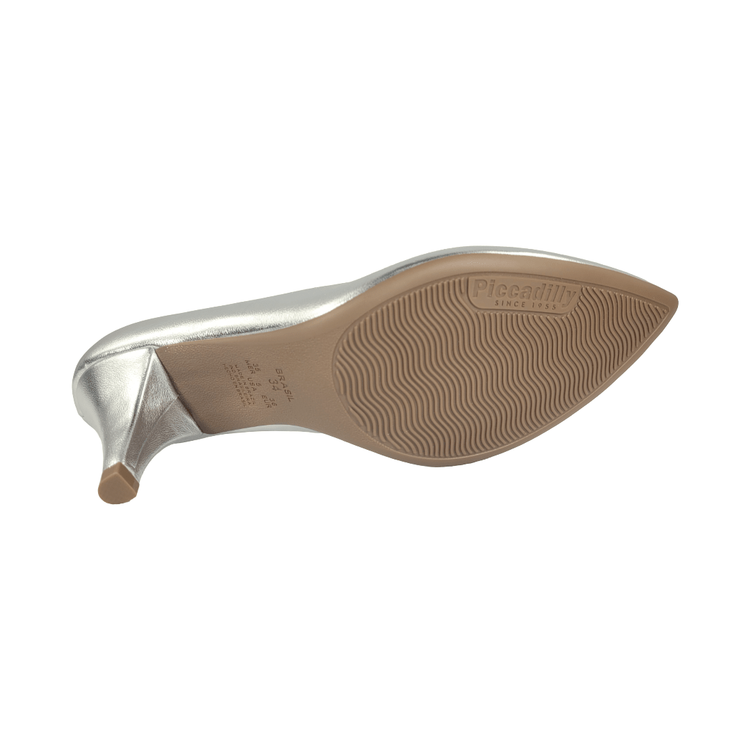 ZAPATOS FORMALES PICCADILLY PLATA MUJER PI-74503500000944-4