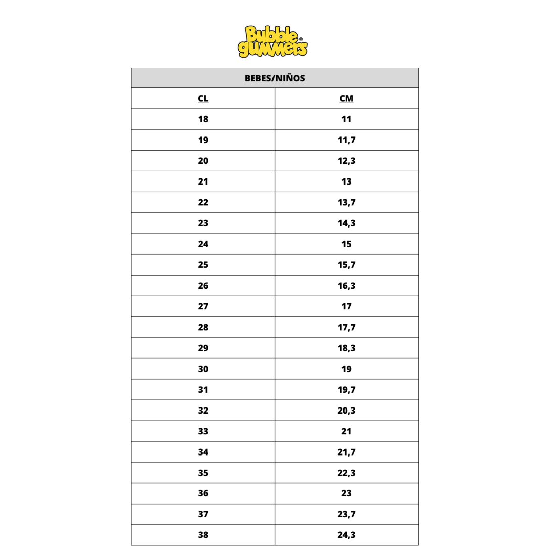 ZAPATILLAS URBANAS BUBBLE GUMMERS EGYPT INFANTIL 281-4989-4