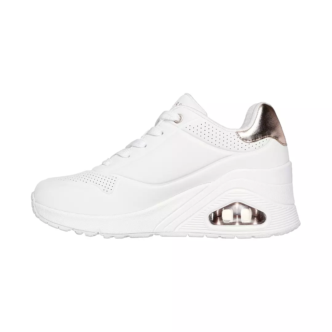 ZAPATILLAS URBANAS SKECHERS UNO WEDGE MUJER | 177520-WHT-3