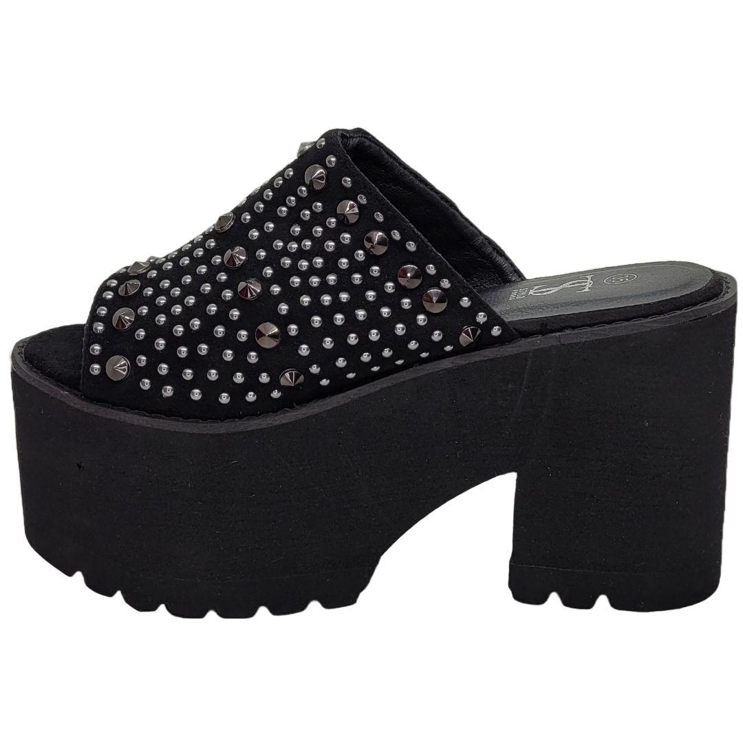 Sandalia Stylo Negro Mujer ST2326-1