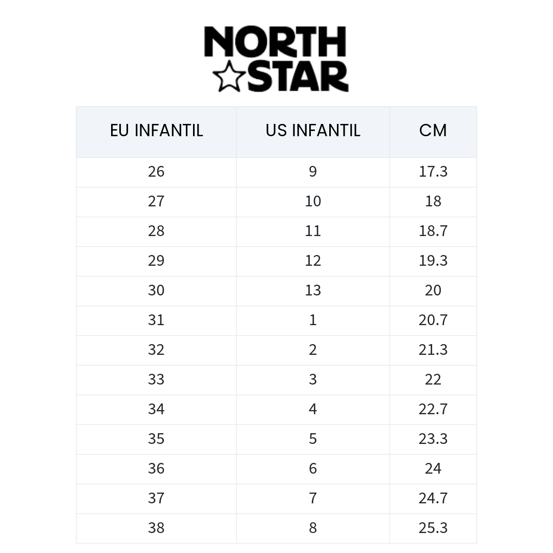 ZAPATILLAS URBANAS NORTH STAR CLASSIC INFANTIL | 381-65890-5