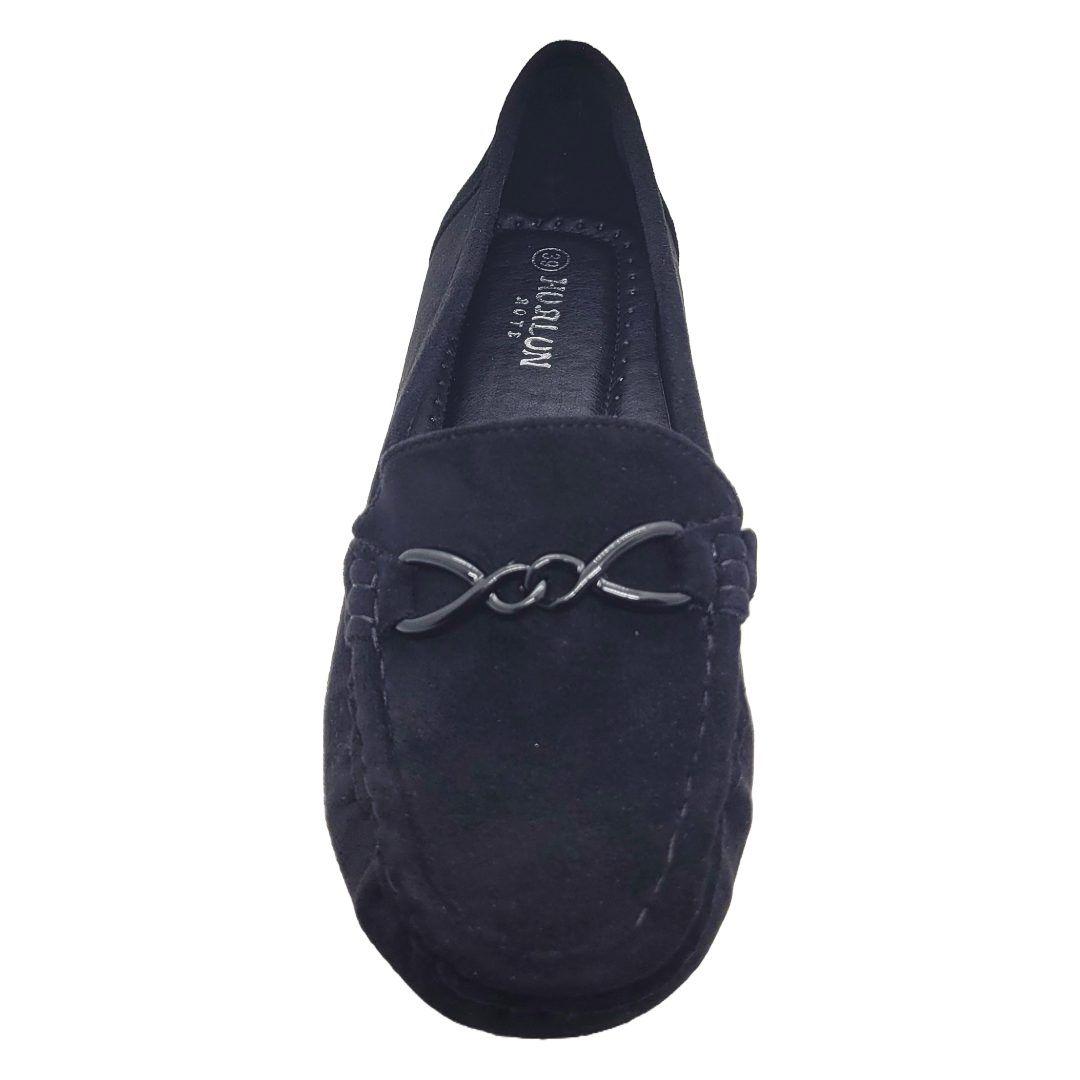 MOCASINES HUALUNAOTE GAMUZA BLACK | H-90-3