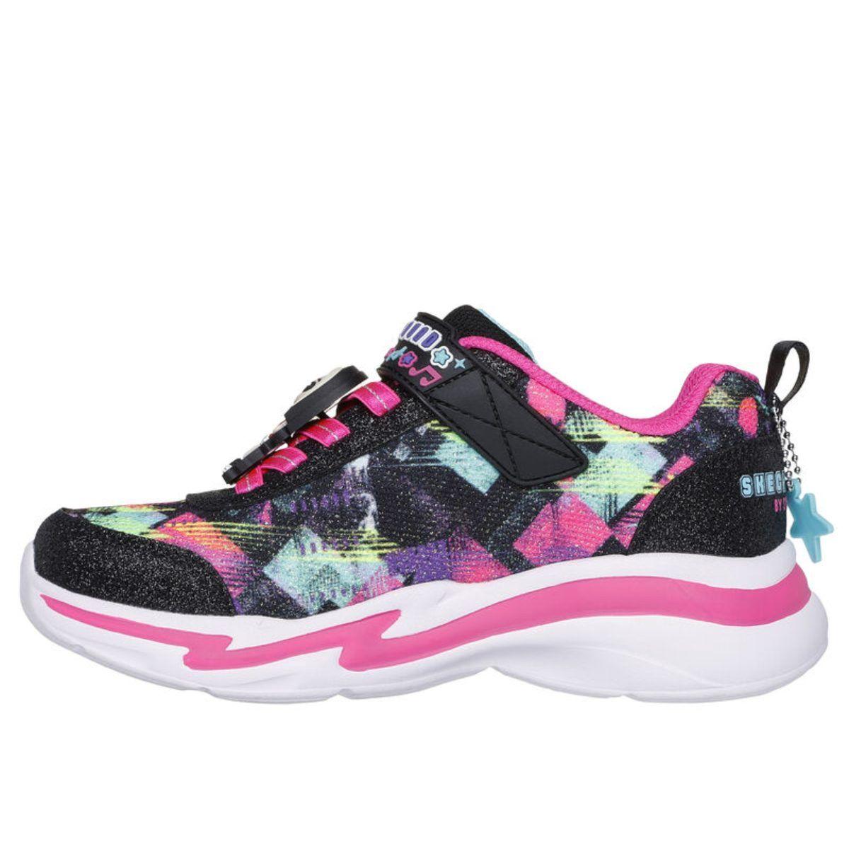 ZAPATILLAS SKECHERS SKECH SQUAD NIÑA 302214L-BKMT-1