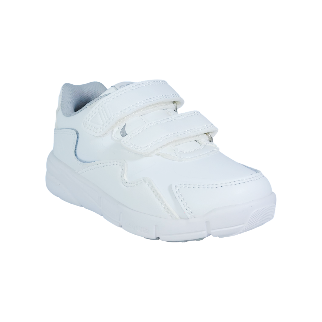 ZAPATILLAS ESCOLARES BLANCAS INFANTIL BUBBLE GUMMERS BTS AIRGAMES | 281-1542-1