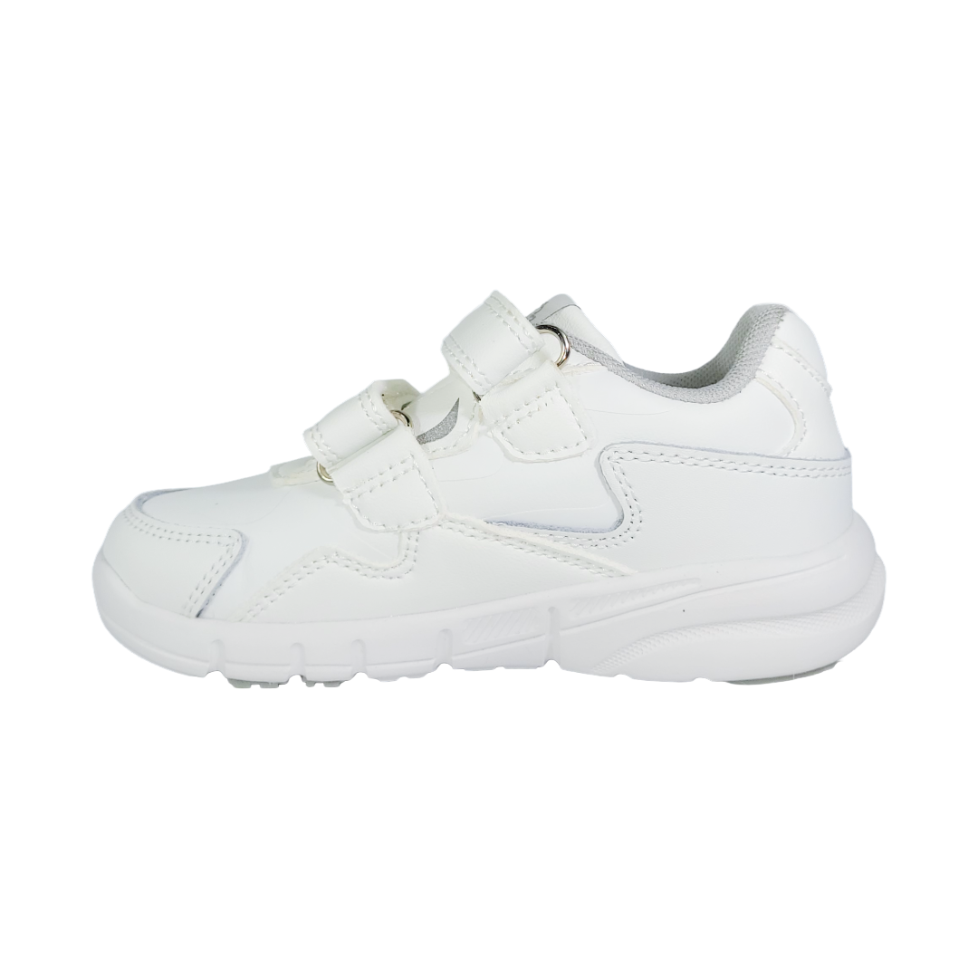 ZAPATILLAS ESCOLARES BLANCAS INFANTIL BUBBLE GUMMERS BTS AIRGAMES | 281-1542-3