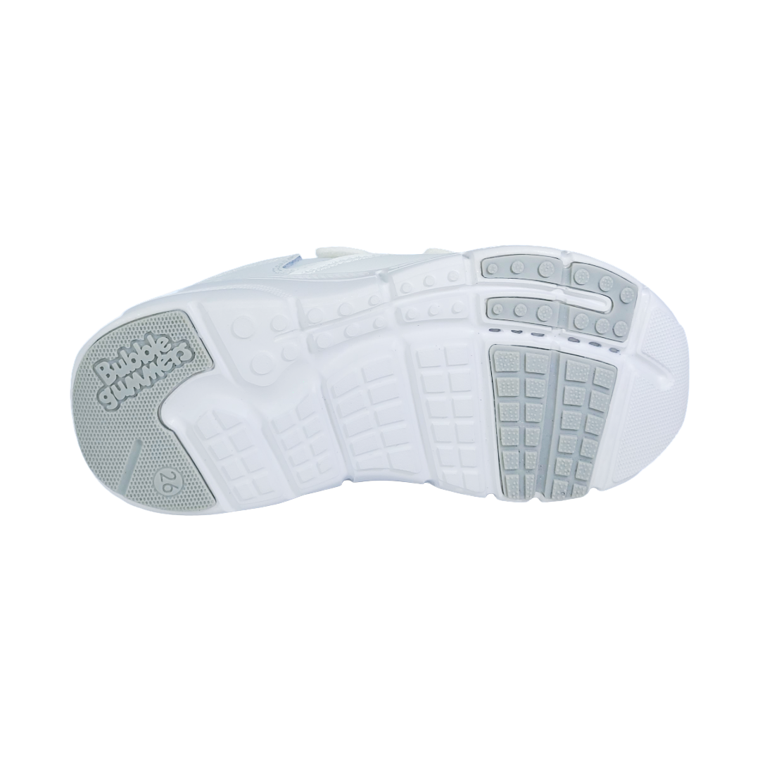 ZAPATILLAS ESCOLARES BLANCAS INFANTIL BUBBLE GUMMERS BTS AIRGAMES | 281-1542-4