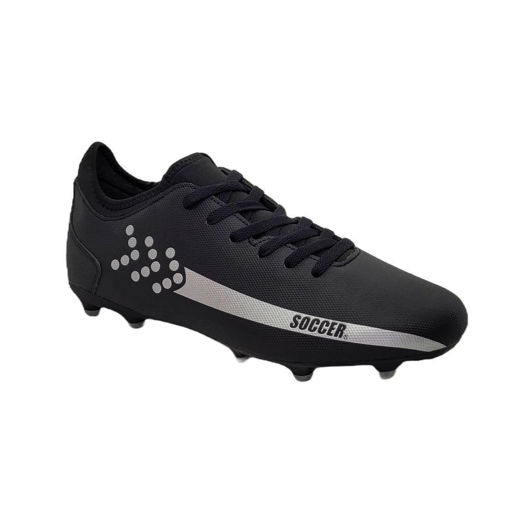 Zapatillas Soccer Futbol Black/Silver SP-2-0