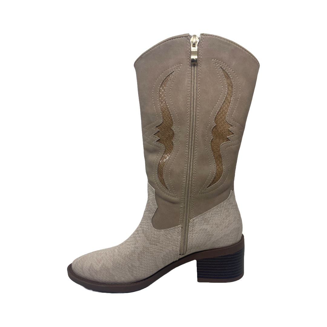 BOTAS BONNY FRANCO BEIGE | 373-0020-3