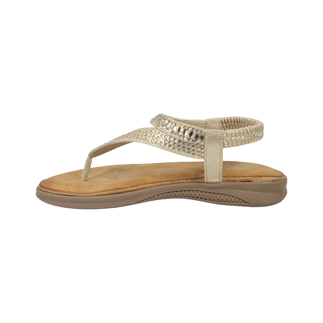 SANDALIAS BONNY FRANCO DORADO MUJER 384-0073-2