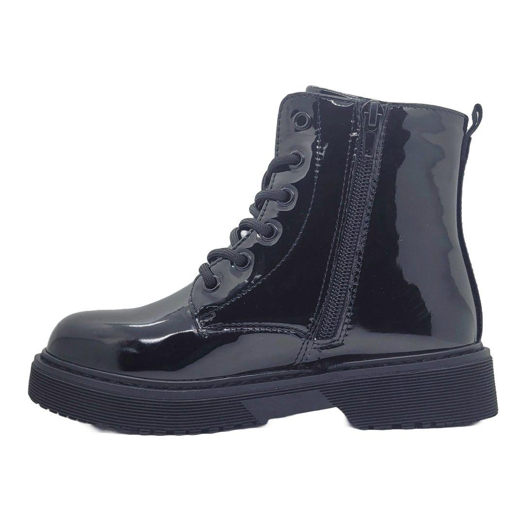 BOTINES BAMBOO NEGRO CHAROL 1817-1