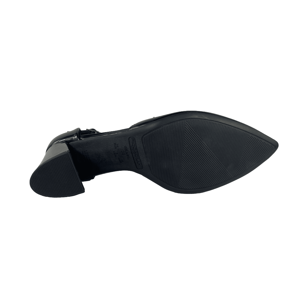 SANDALIAS DE FIESTA PICCADILLY NEGRO CHAROL MUJER PI-74521400000001-4