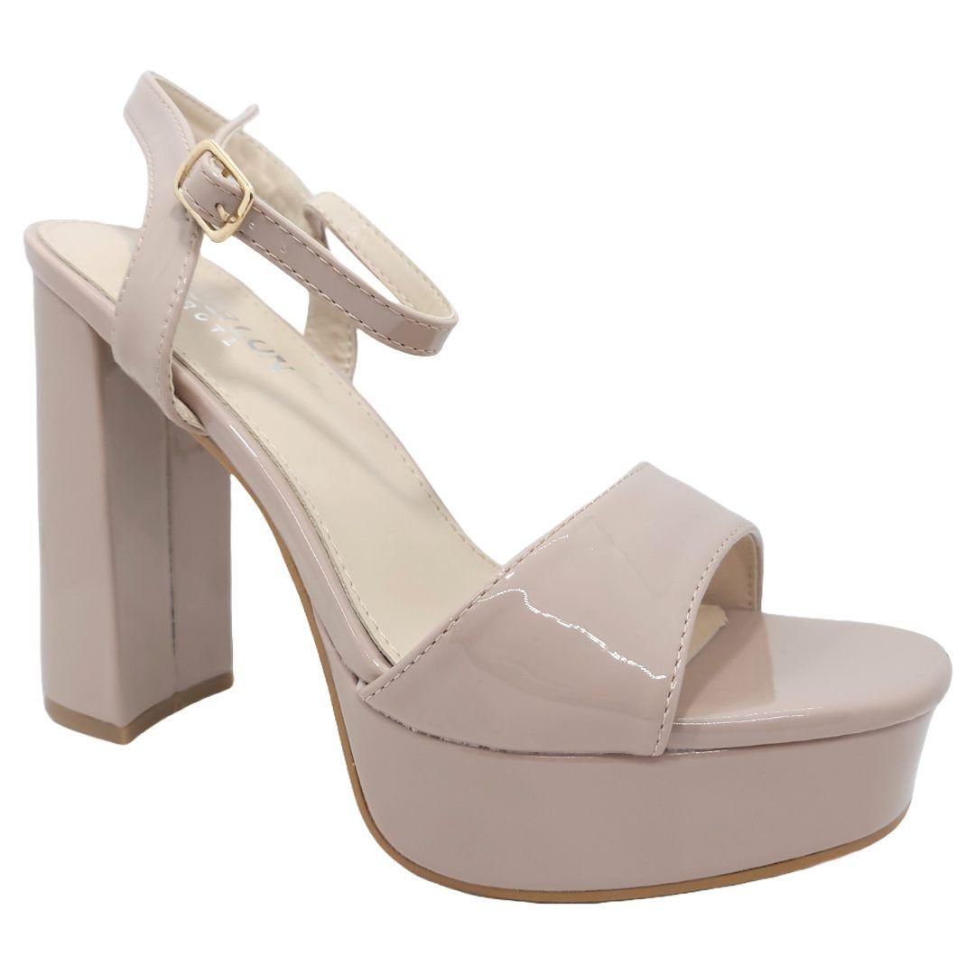 SANDALIAS DE FIESTA HUALUNAOTE PINK CHAROL | T2116-3