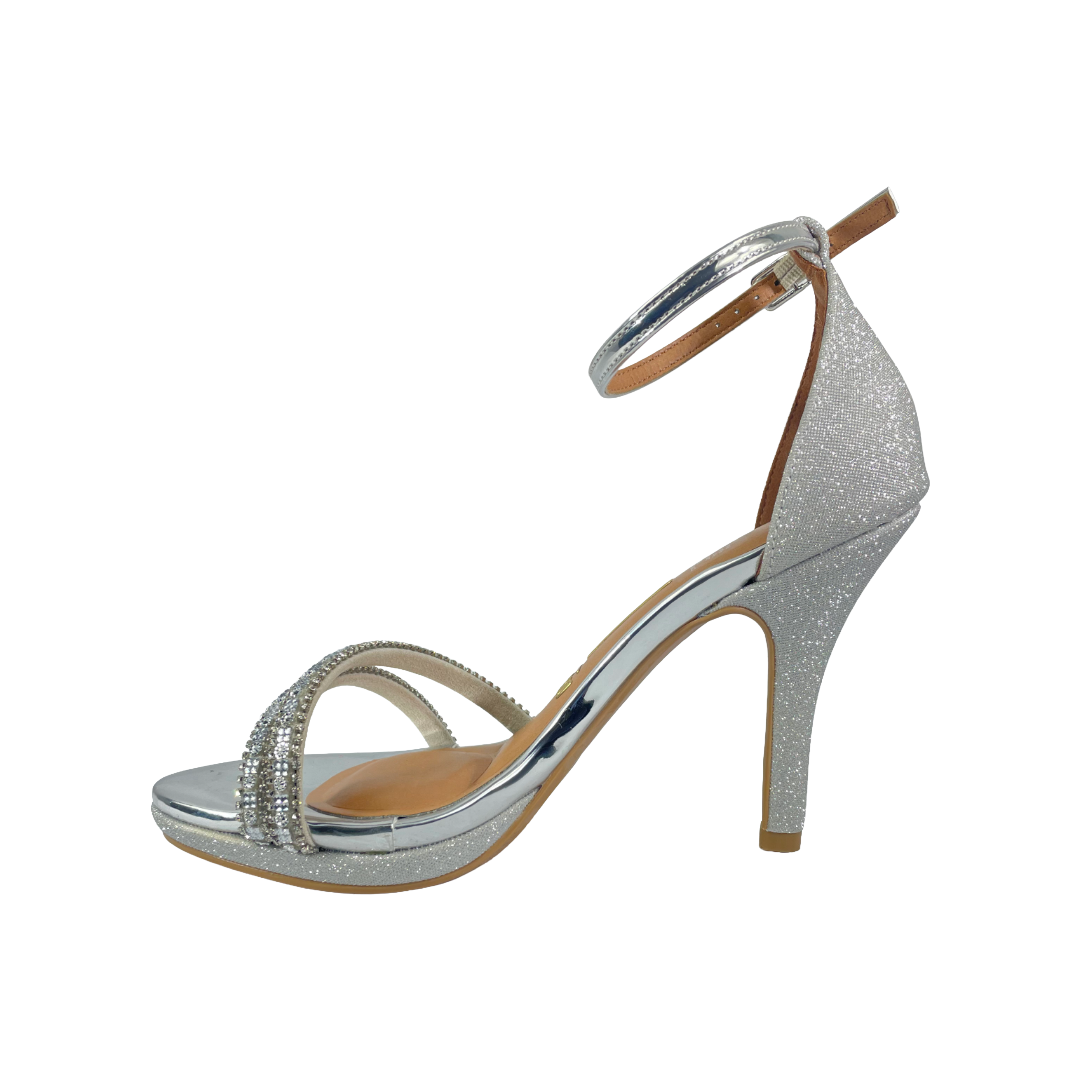 SANDALIAS DE FIESTA VIZZANO STILETTO PLATEADO MUJER | 6210.1044.29830-94074-3