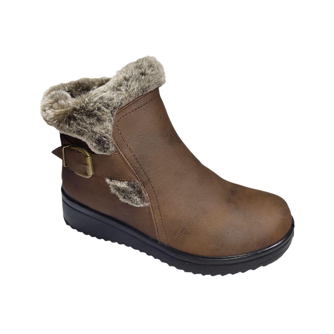 Botin Begoña Mujer Café WAG346W22-0