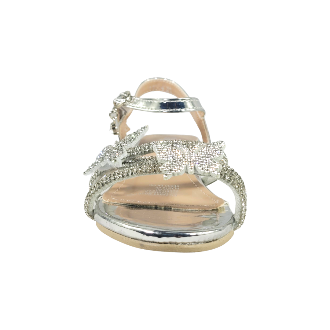 SANDALIAS DE FIESTA AGUXI PLATEADO INFANTIL | 117-4-2