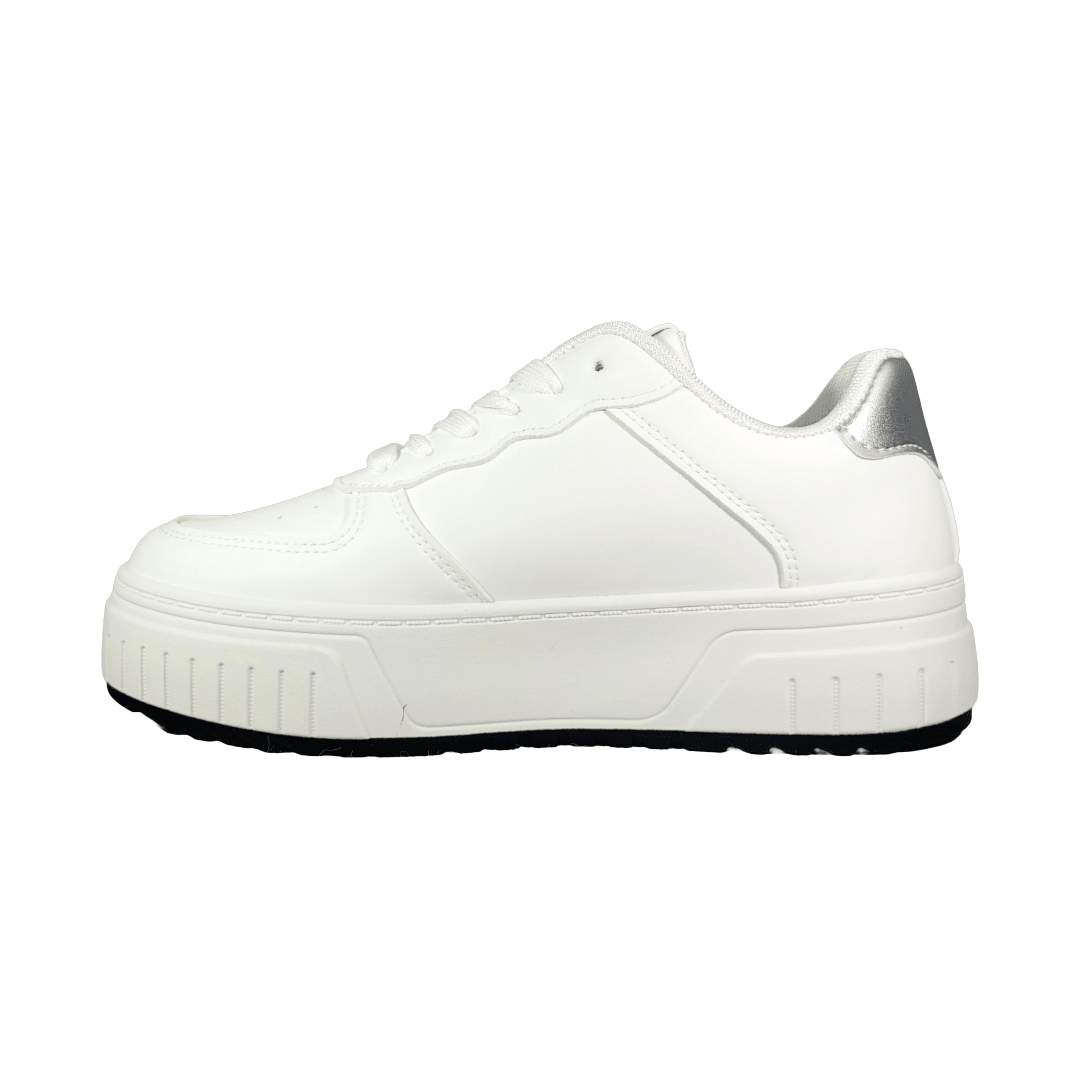 ZAPATILLAS URBANAS SKATER BLANCO MUJER | 772-0615-3