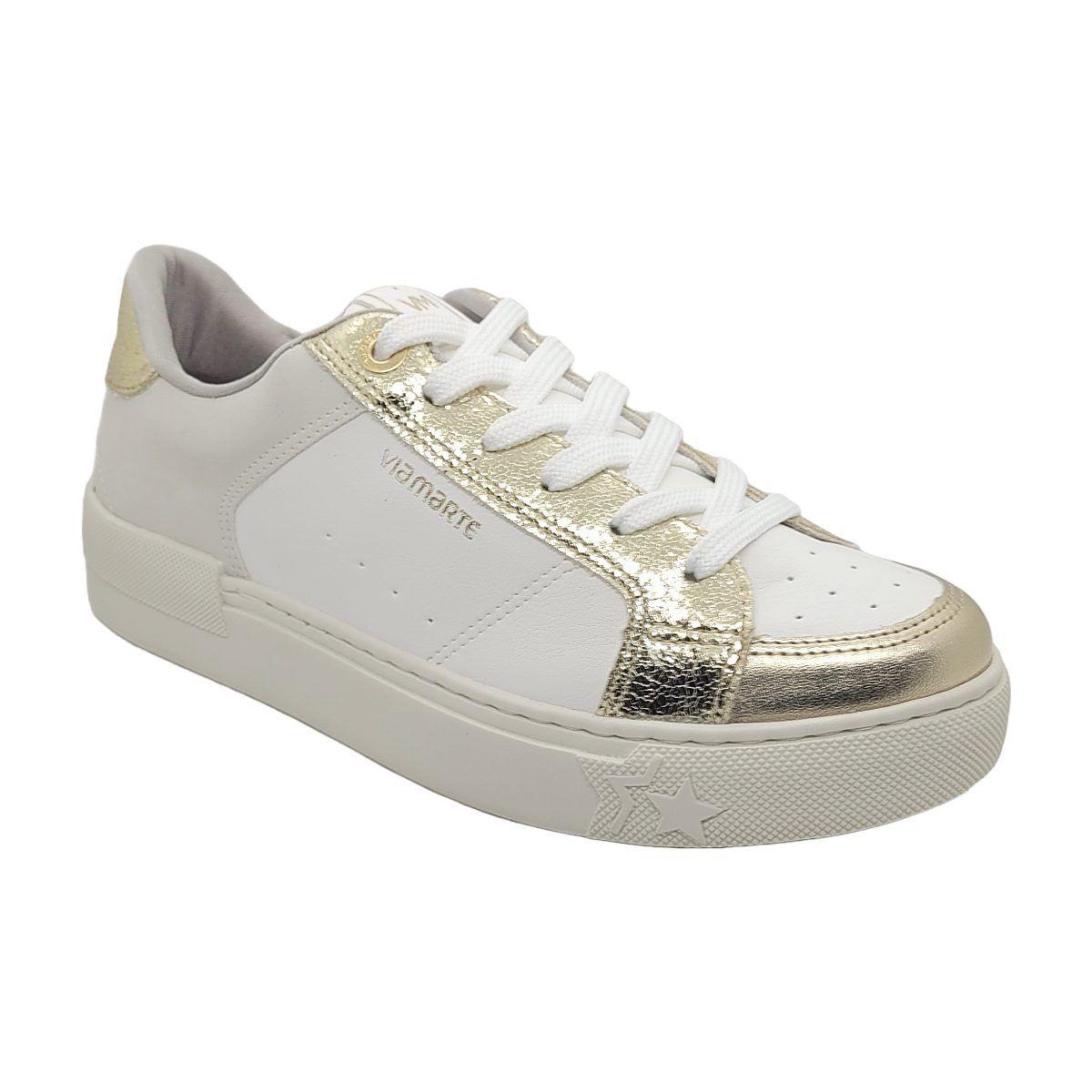 ZAPATILLAS URBANAS VIA MARTE DORADAS MUJER | 122-001-04-0