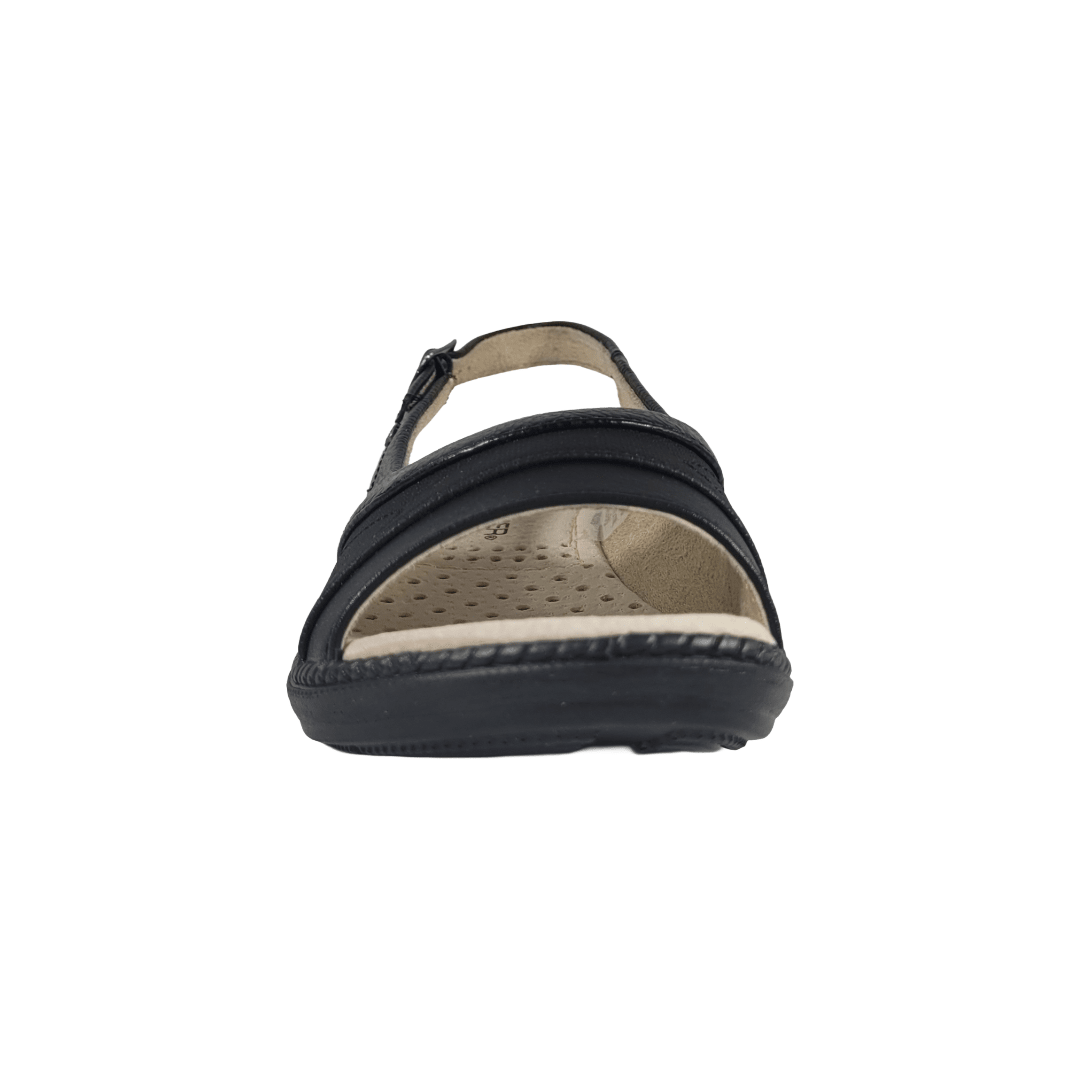 SANDALIAS PASSER NEGRO CASUAL MUJER | 018-02-2
