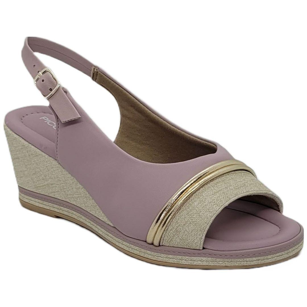 Sandalia Piccadilly Natural/Lavanda PI-40820000000004-0