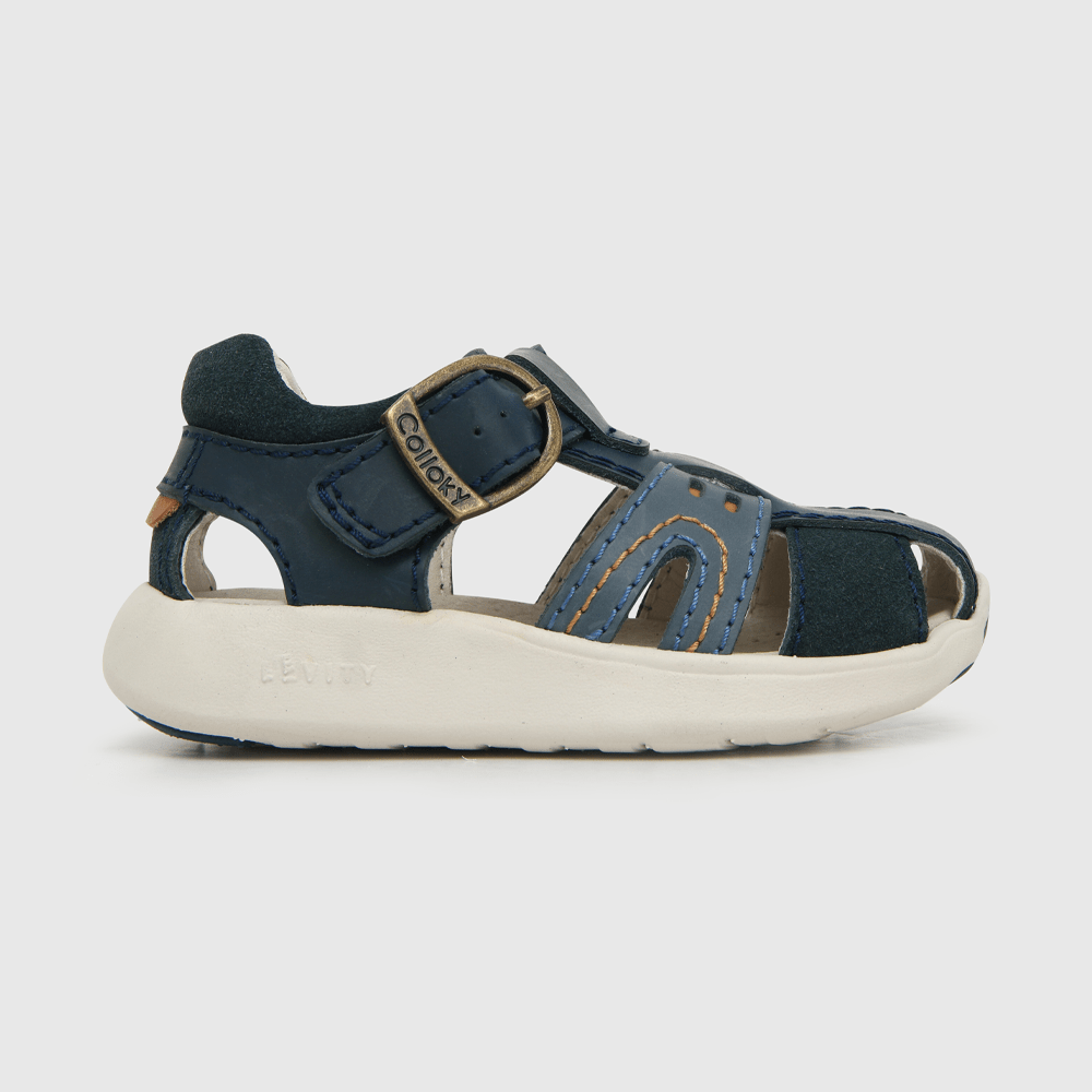 Sandalia Colloky de niño franciscana azul (21 a 27) 430501-1