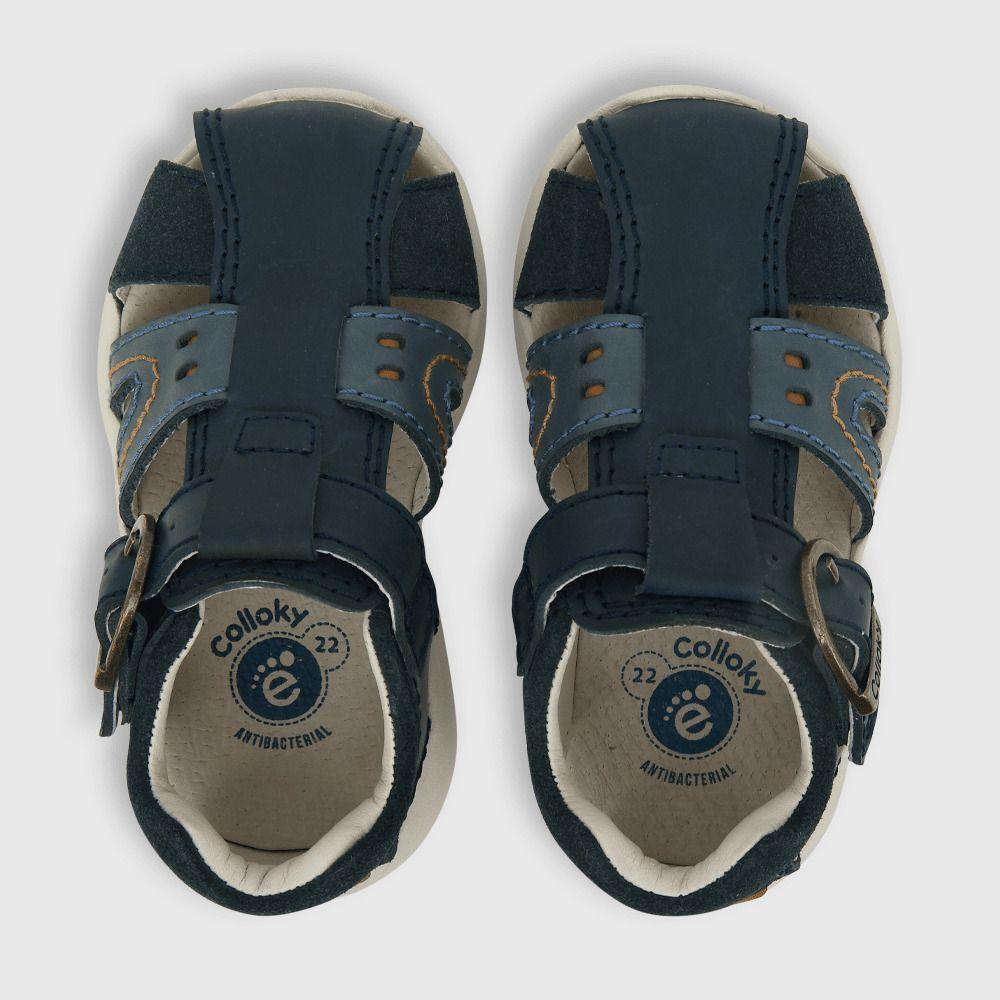 Sandalia Colloky de niño franciscana azul (21 a 27) 430501-3