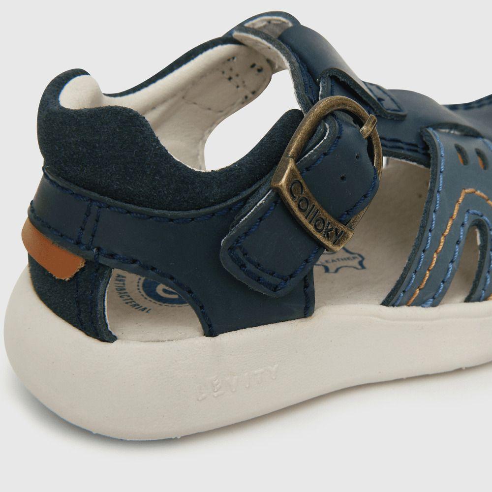 Sandalia Colloky de niño franciscana azul (21 a 27) 430501-4