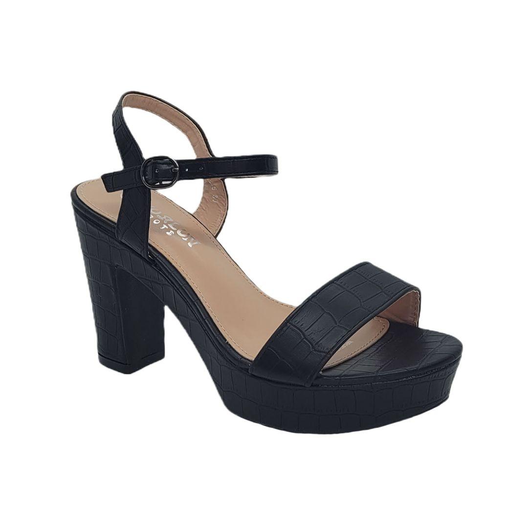 Zapatos Hualunaote Negro HLC-765-0