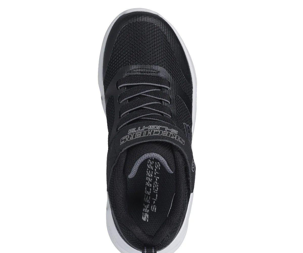 Zapatillas Skechers Meteor Lights (Luces) Niños 401675L-BKGY-2