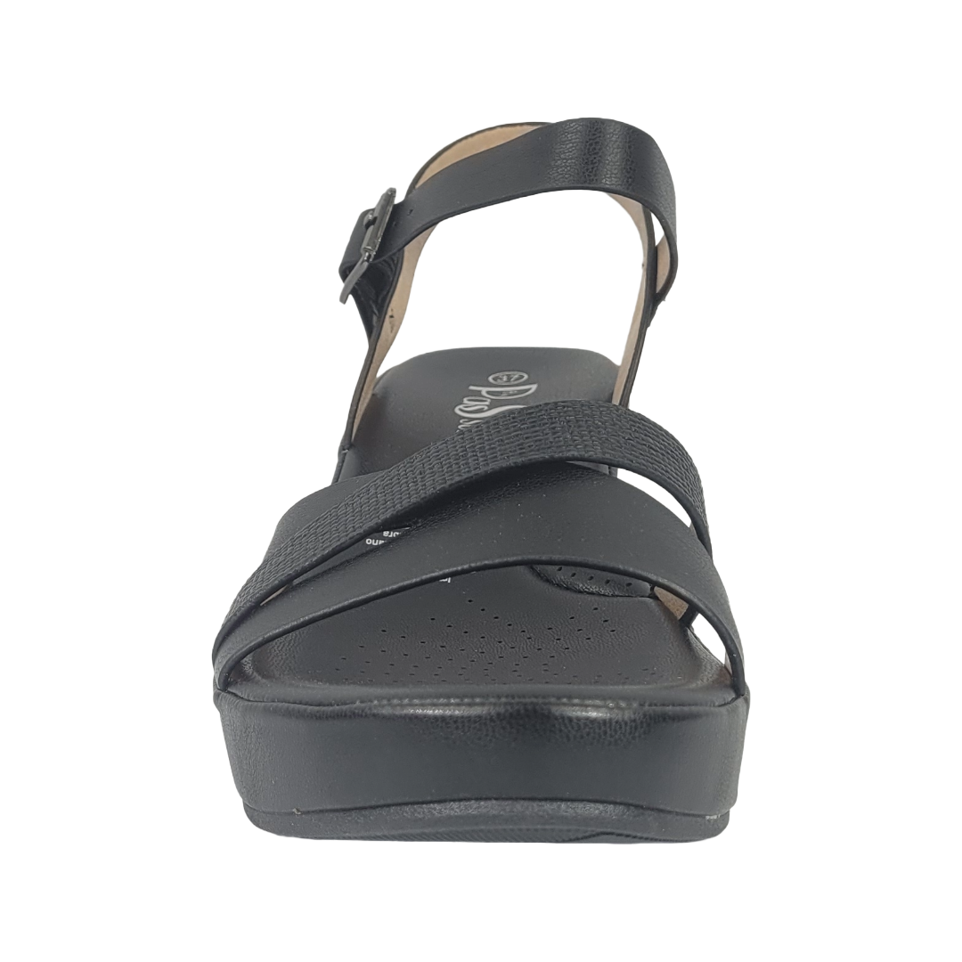 SANDALIAS DE FIESTA BY PASS NEGRO MUJER Y3619-1A-2