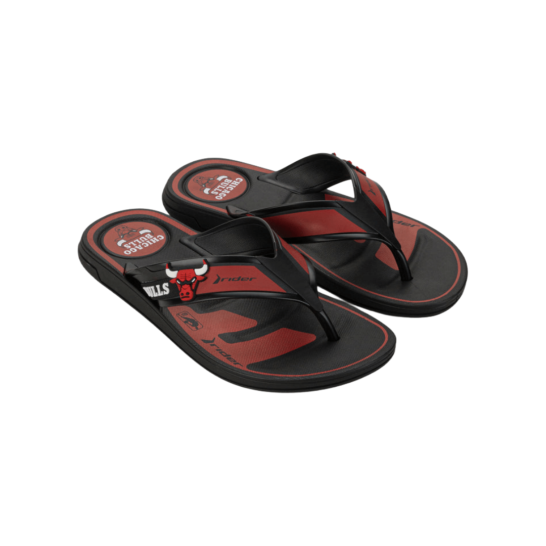 SANDALIAS RIDER NBA BULLS NEGRO HOMBRE GR-NBA-12245-1
