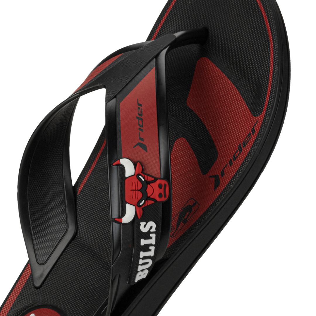 SANDALIAS RIDER NBA BULLS NEGRO HOMBRE GR-NBA-12245-2