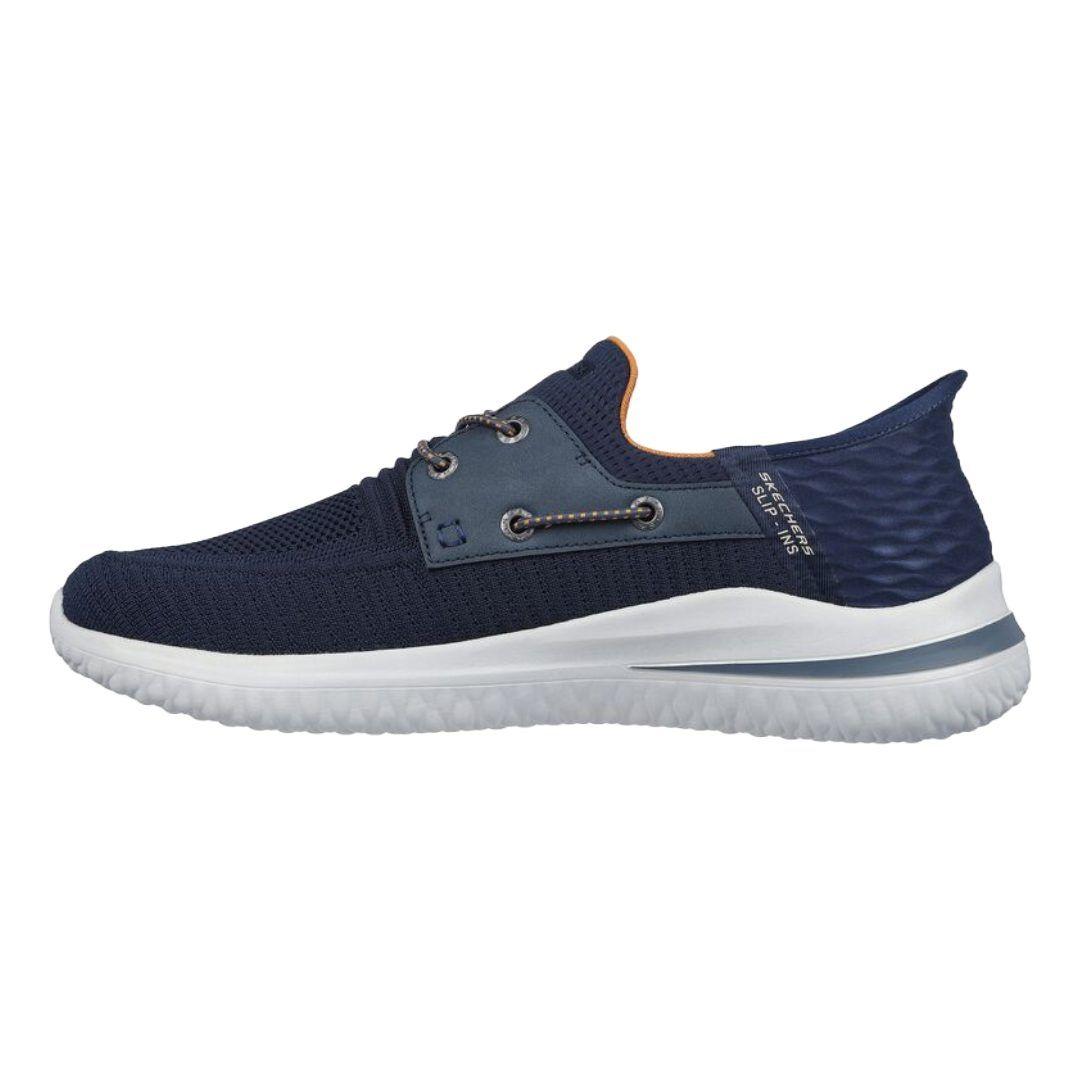 ZAPATILLAS URBANAS SKECHERS SLIP INS DELSON 3.0 ROTH HOMBRE | 210606-NVY-2