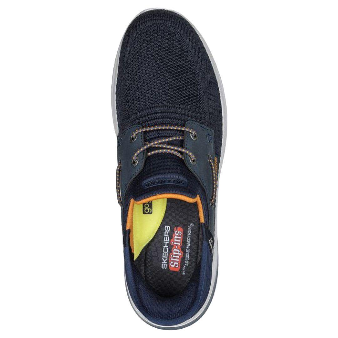 ZAPATILLAS URBANAS SKECHERS SLIP INS DELSON 3.0 ROTH HOMBRE | 210606-NVY-3