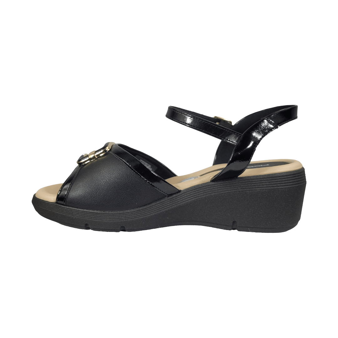 SANDALIAS PICCADILLY NEGRO CASUAL MUJER VU5370T-3