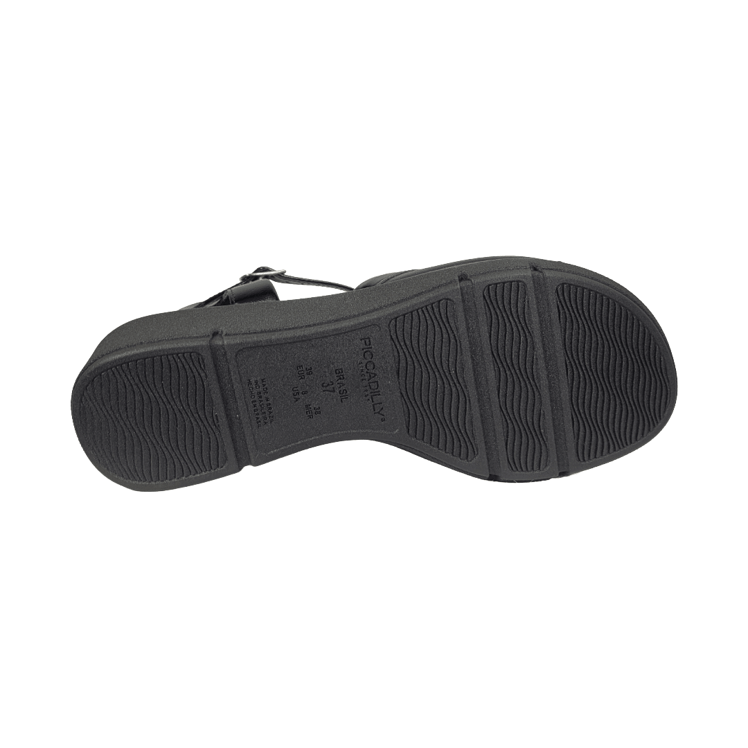 SANDALIAS PICCADILLY NEGRO CASUAL MUJER VU5370T-4