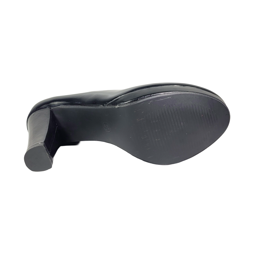 ZAPATOS CASUALES BONNY FRANCO NEGRO CHAROL MUJER | 403-0343-4