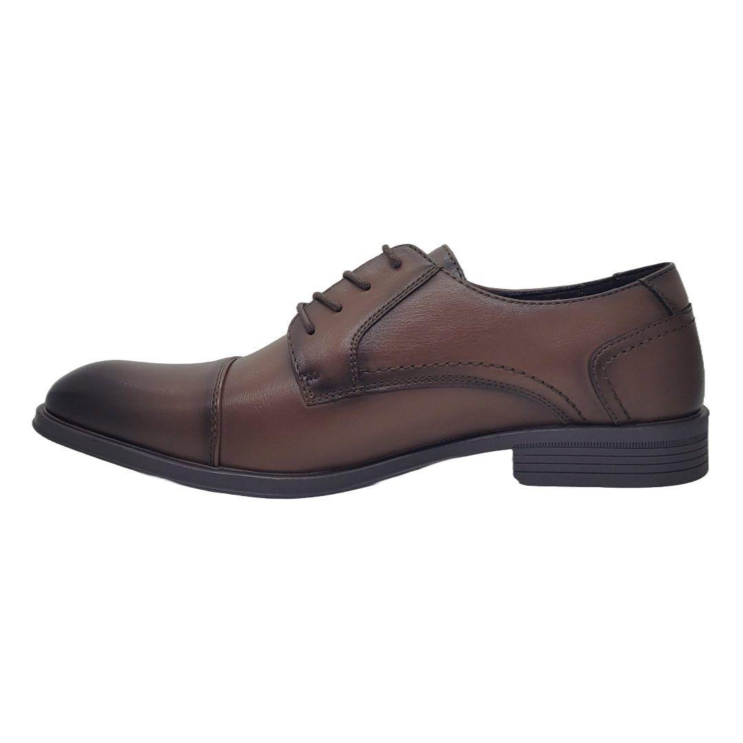 ZAPATOS FORMALES OXFORD CAP TOE TUO TUO CAFÉ | H03-1