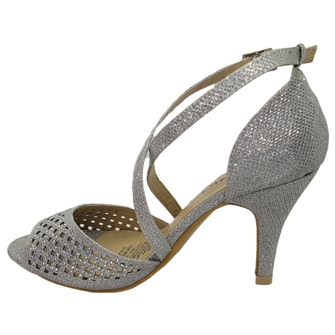 SANDALIAS VIA FRANCA DE FIESTA PLATEADO G8244-2